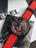 Diesel Analog Black 48mm Dial Men's Silicone Watch-DZ4530