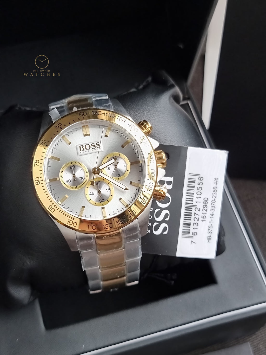 Hugo Boss Men’s Chronograph Two-Tone Silver Watch 1512960