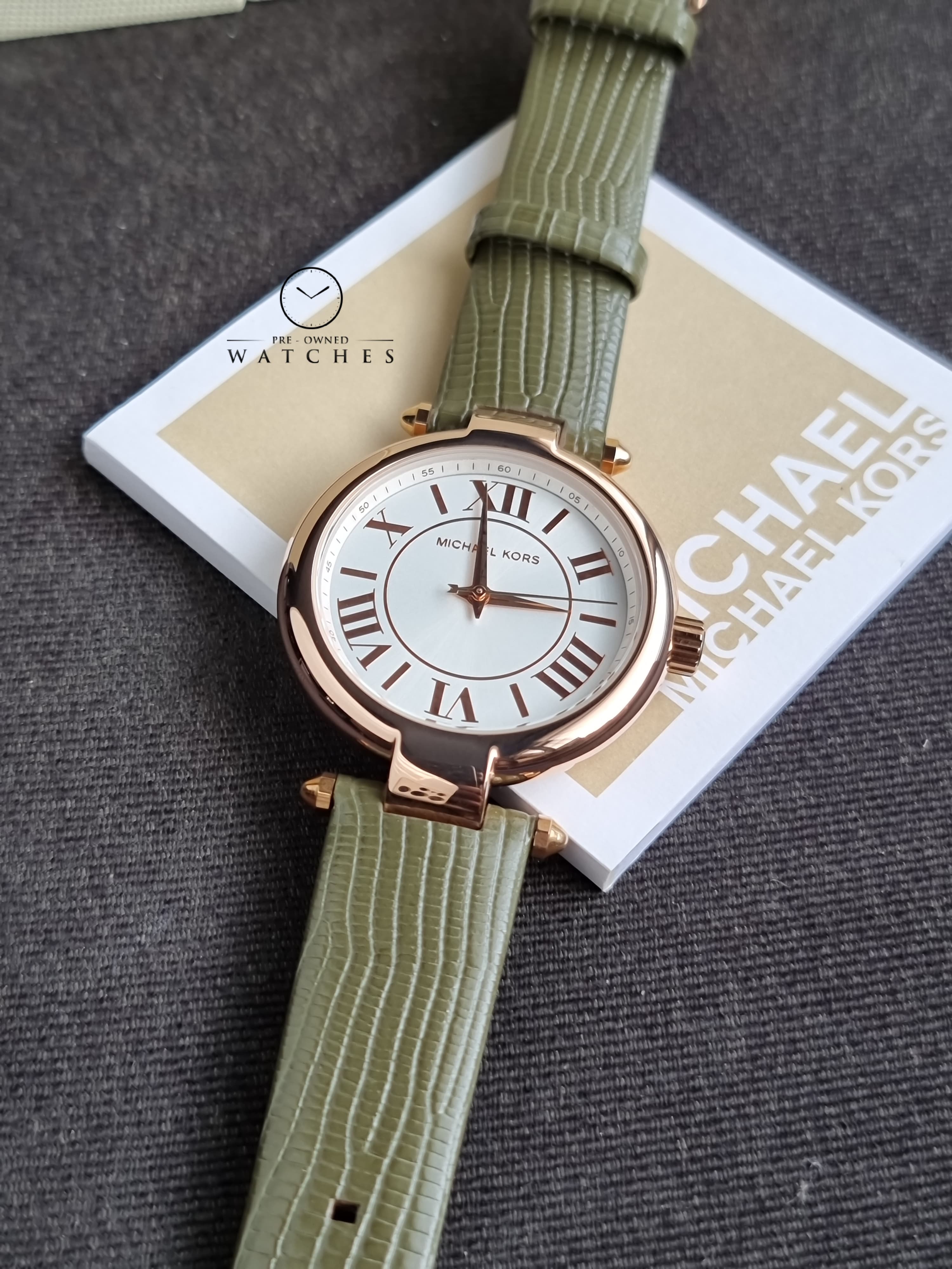 Michael Kors MK4728 Laney 38mm Women's Green Watch