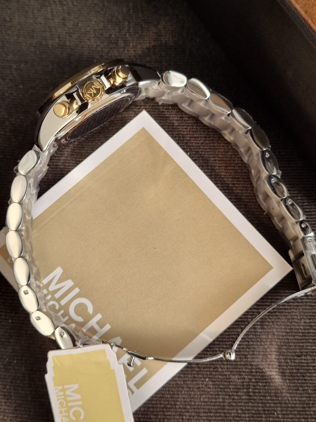 Michael Kors Women’s Quartz Stainless Steel White Dial 36mm Watch MK5974