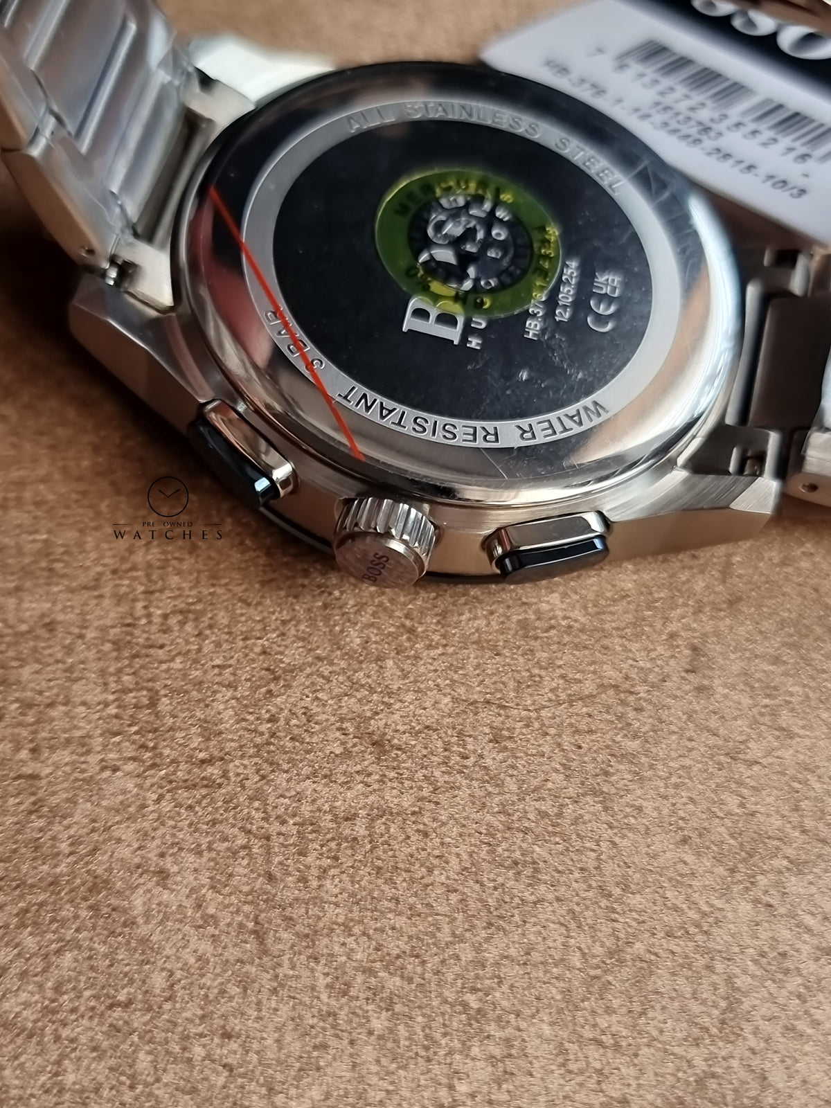 Hugo Boss Men’s Chronograph Quartz Stainless Steel Blue Dial 44mm Watch 1513763