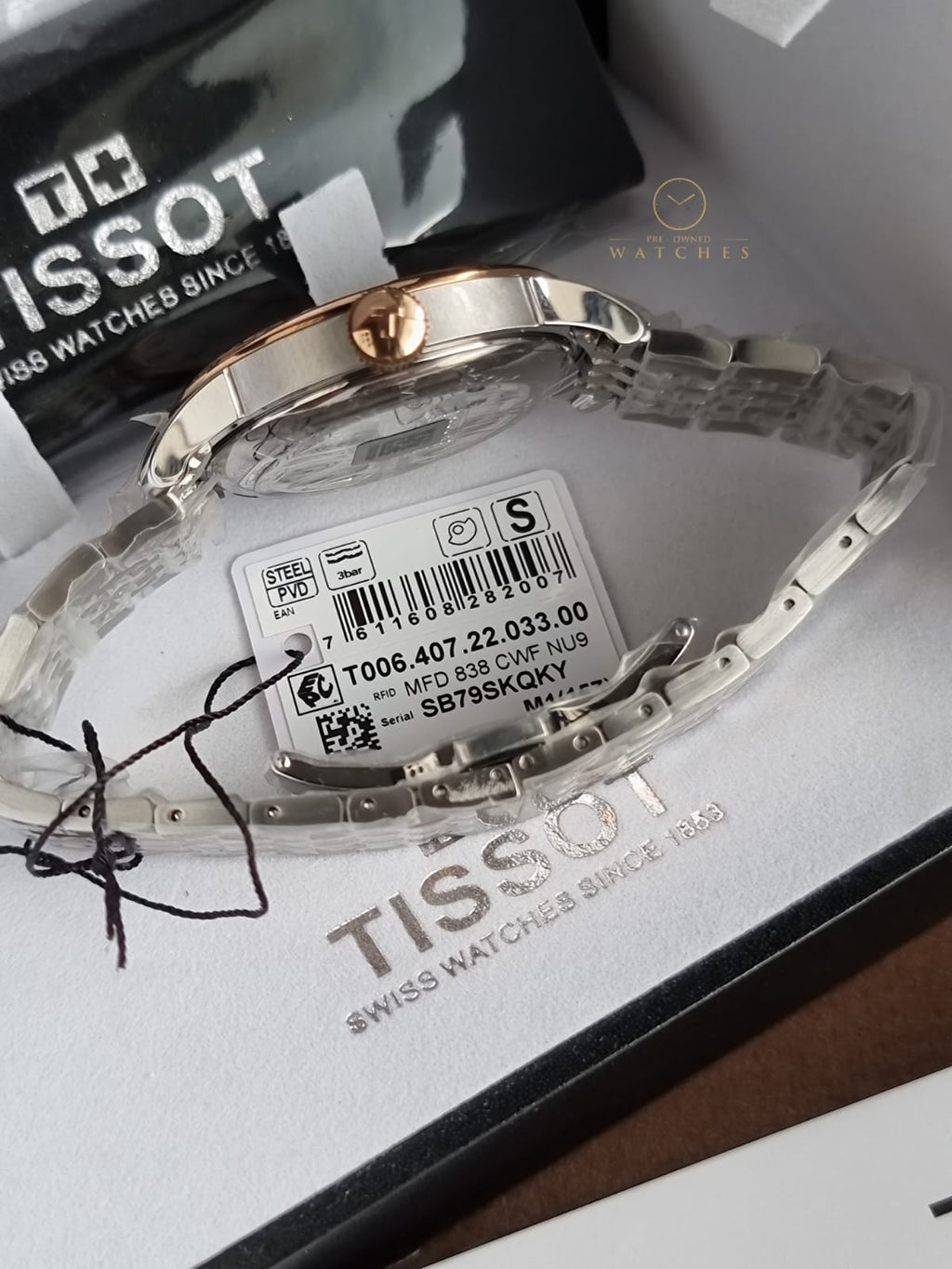 Tissot T-Classic Automatic Silver 39.3mm Dial Men's Watch
T006.407.22.033.00