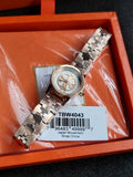 Tory Burch Reva Rose Gold Stainless Steel Cream Dial Quartz Watch for Ladies - TBW4043
