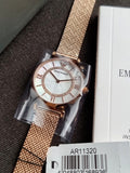 Emporio Armani Women’s Analog Stainless Steel Mother of Pearl Dial 32mm Watch AR11320
