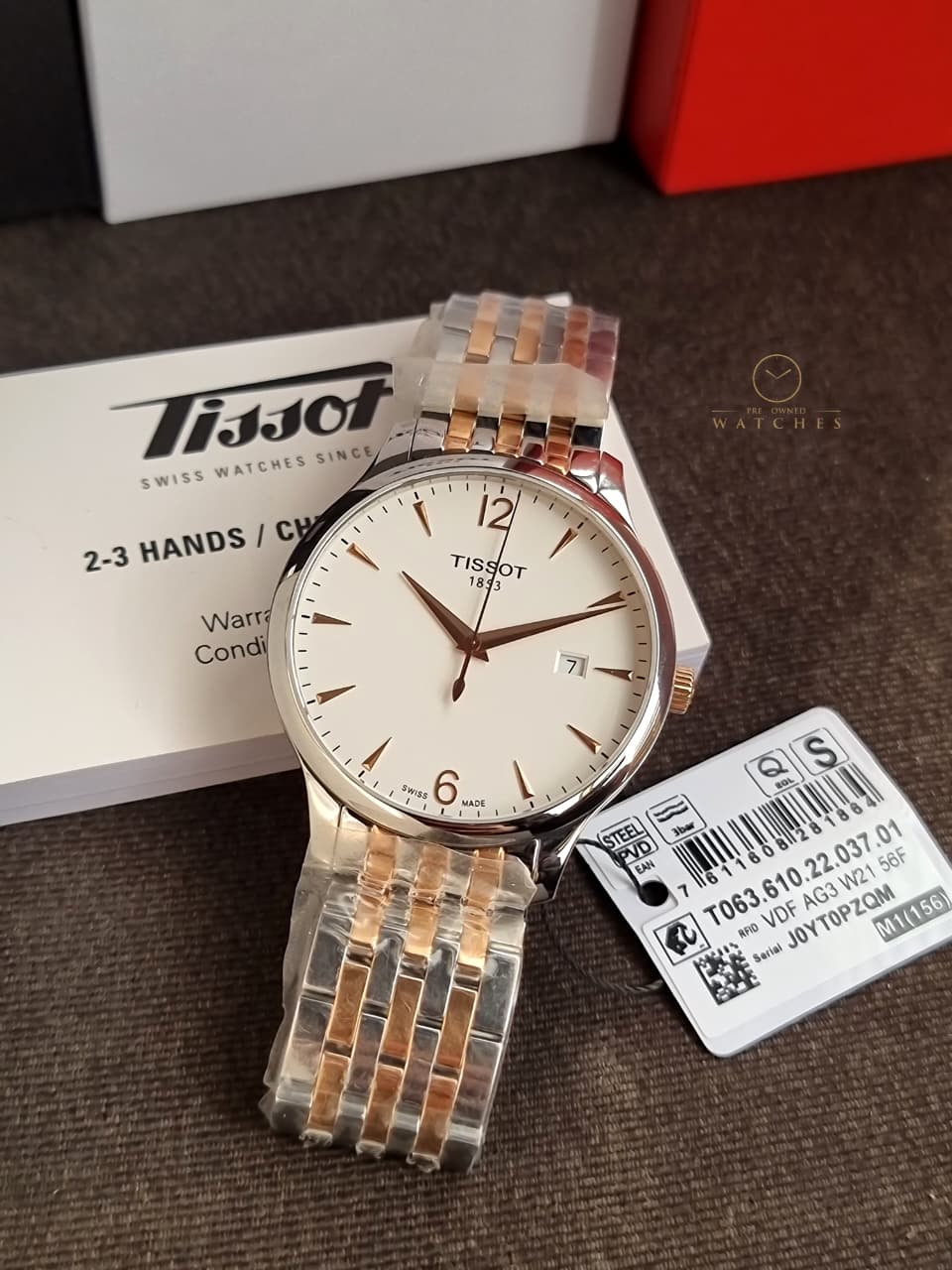 Tissot 
Tradition Two-tone Men's Watch
T063.610.22.037.01