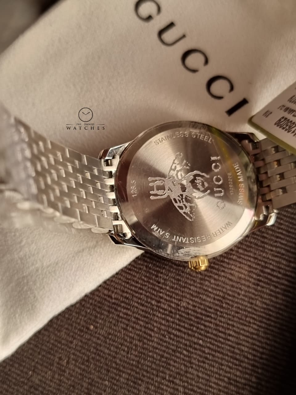 Gucci
G-Timeless Quartz Blue Dial Ladies Watch
YA1265029