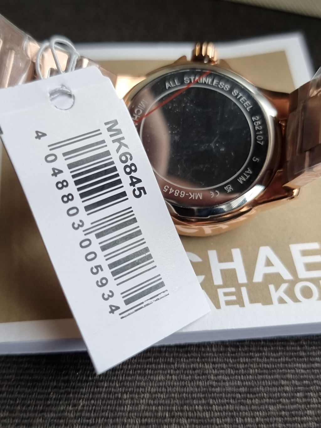Michael Kors Camille Multifunction White Dial Rose Gold Steel Strap Watch For Women - MK6845