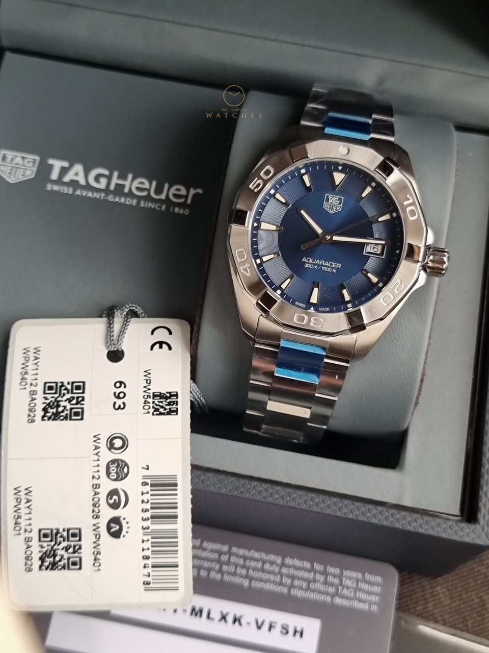 Tag Heuer
Aquaracer Quartz 40.5mm Men's Watch WAY1112.BA0928