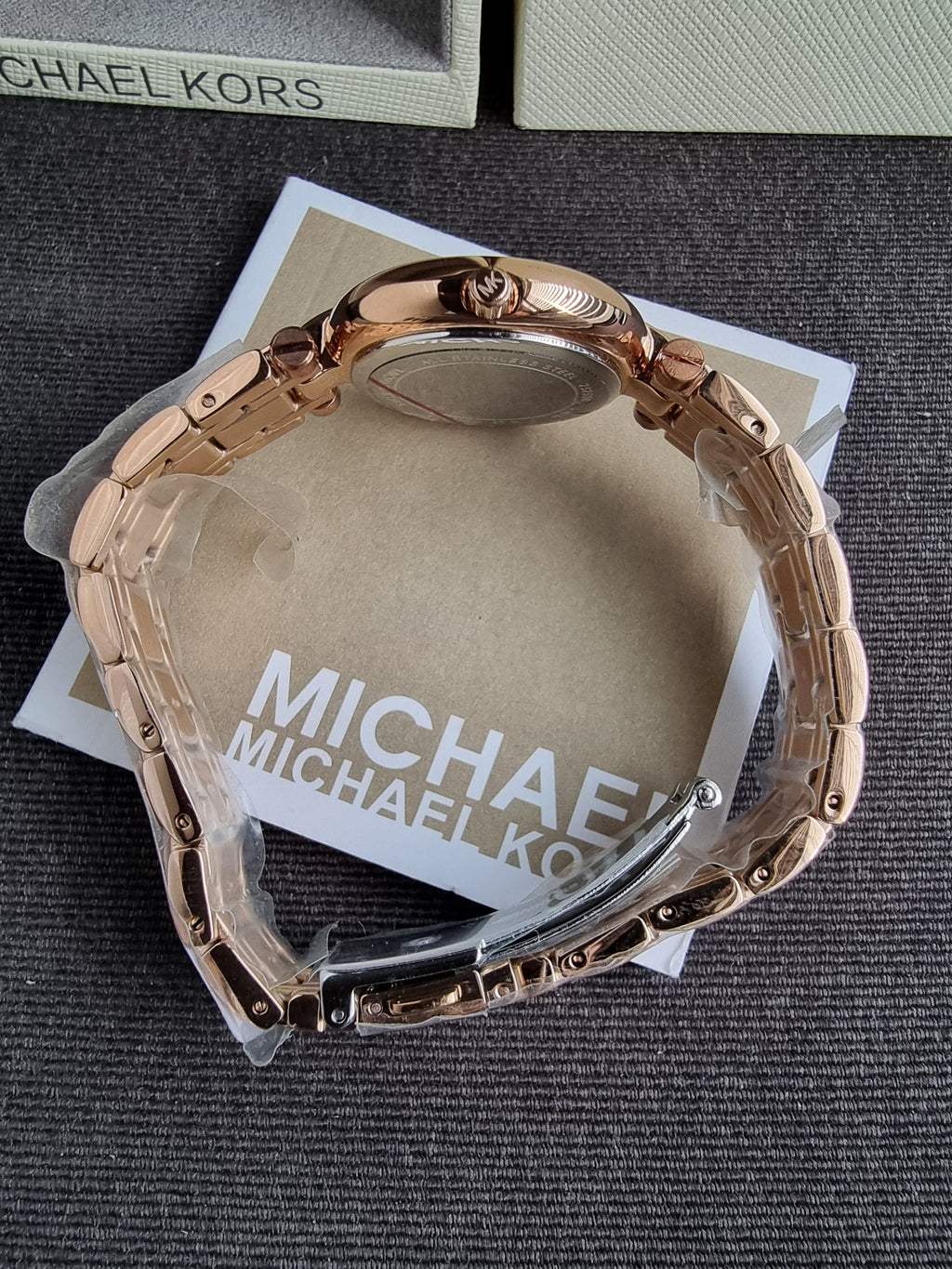 Michael Kors Laney White Mother-Of-Pearl Dial Women 30mm MK4893