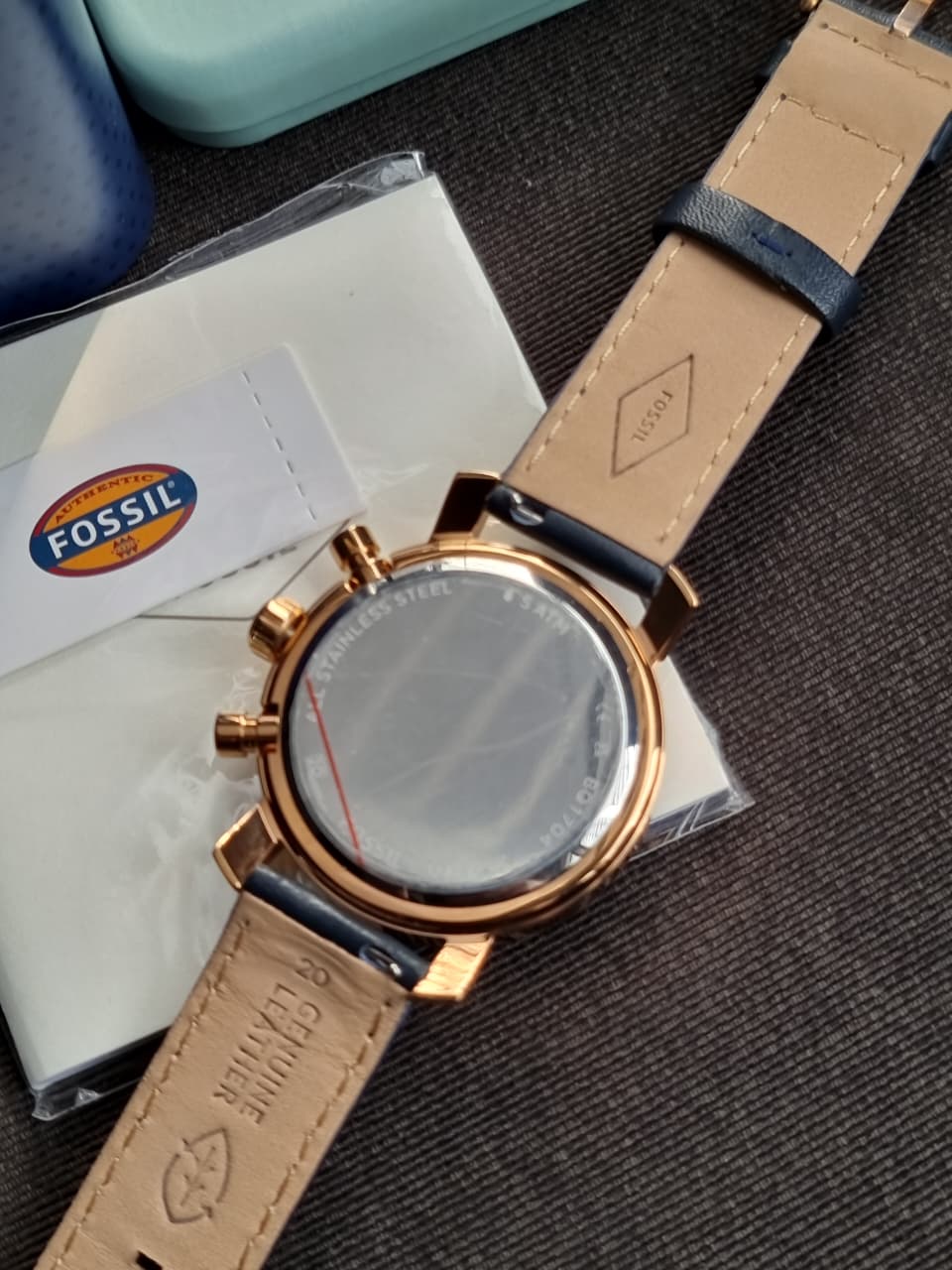 Fossil Rhett Analog Blue Dial Men's Watch-BQ1704