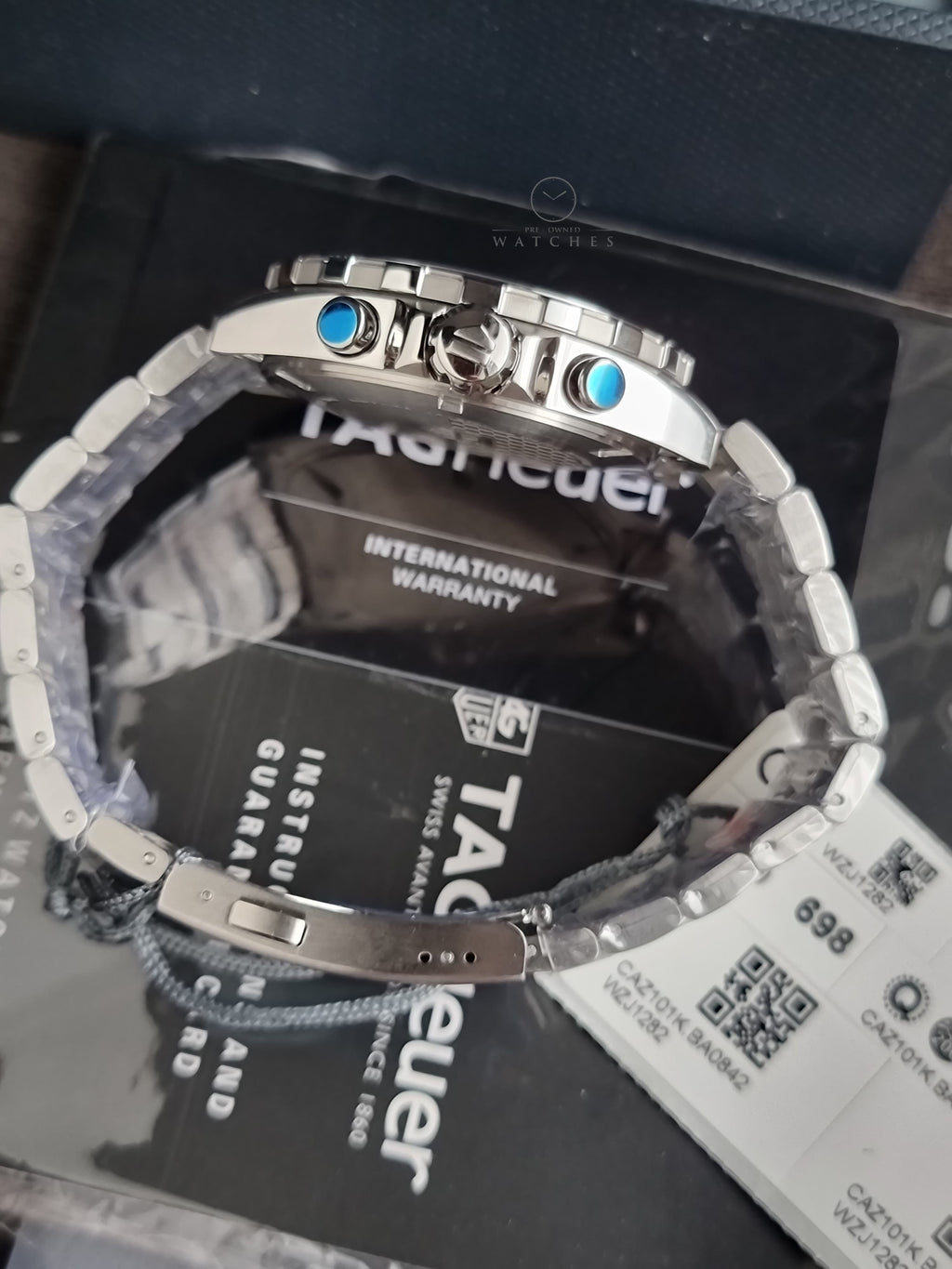 Tag Heuer
Formula 1 Quartz Chronograph Blue Dial 43mm Stainless Steel Men's Watch CAZ101K.BA0842