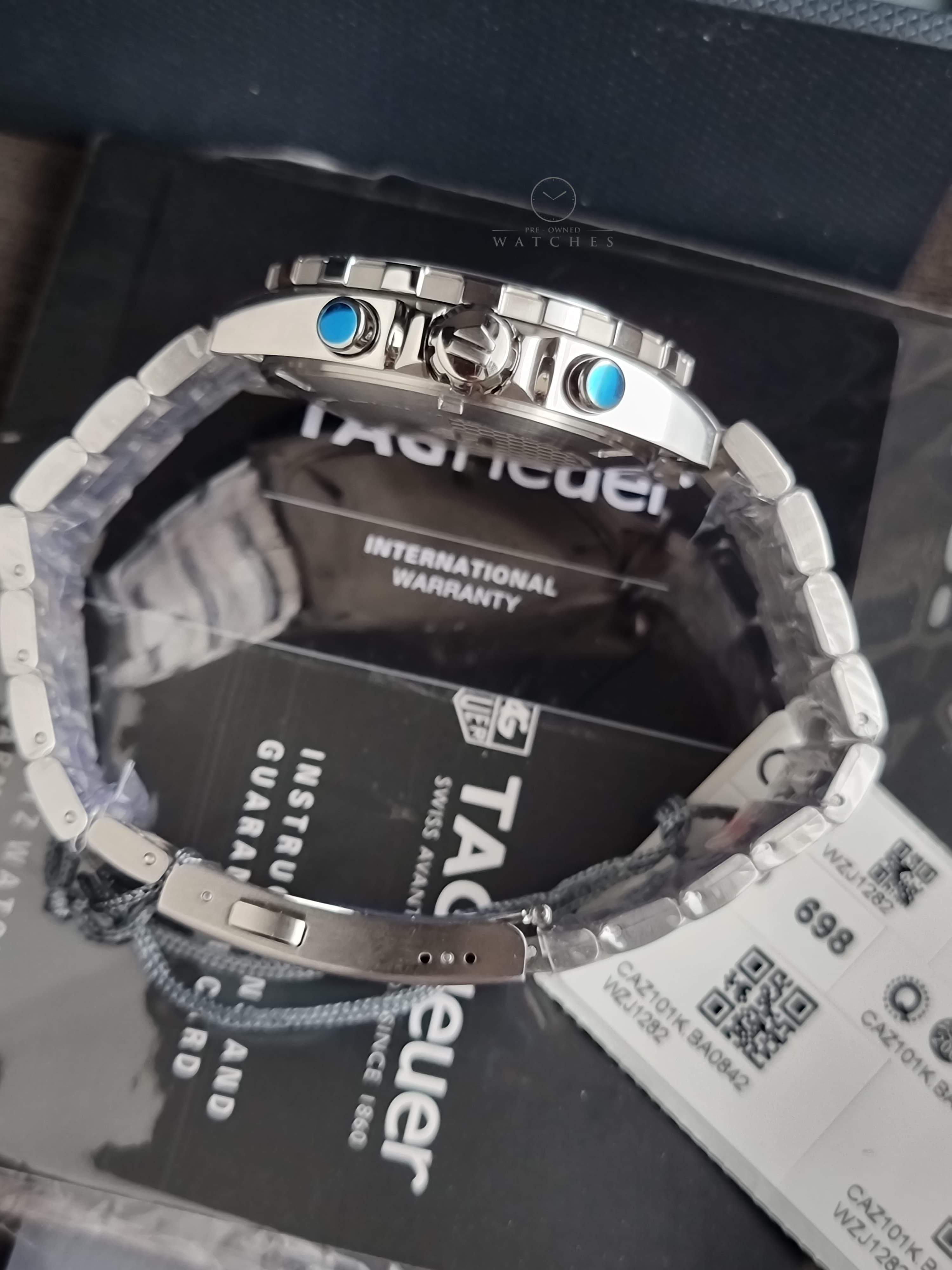 Tag Heuer
Formula 1 Quartz Chronograph Blue Dial 43mm Stainless Steel Men's Watch CAZ101K.BA0842