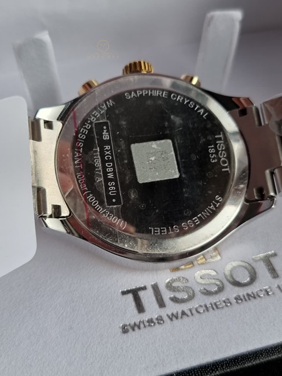 Tissot XL Classic Two-tone Stainless Steel Green Dial Chronograph Quartz Watch for Men's - T116.617.22.091.00