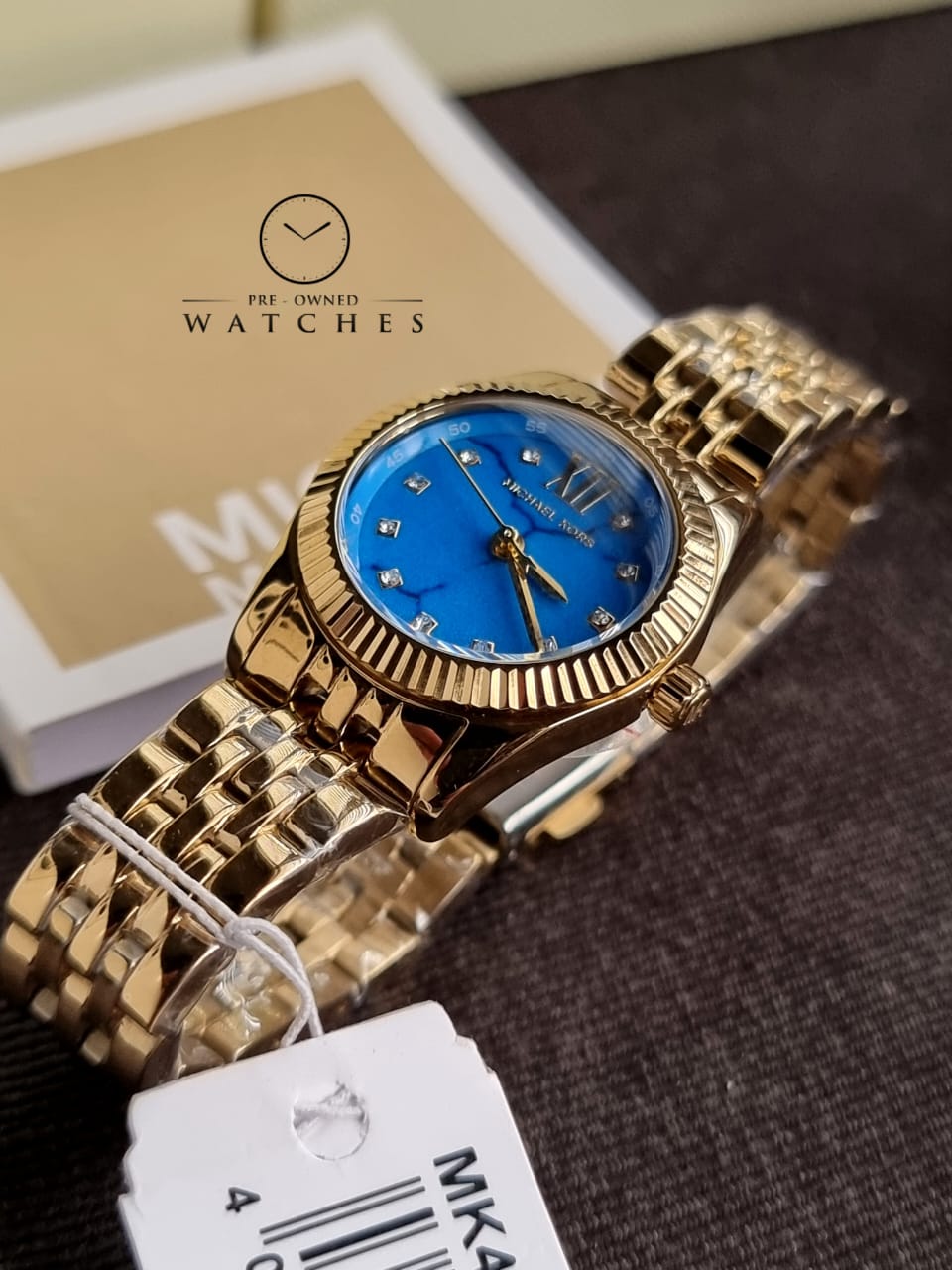 Michael Kors Petite Lexington Quartz Crystal Ladies Watch MK4813