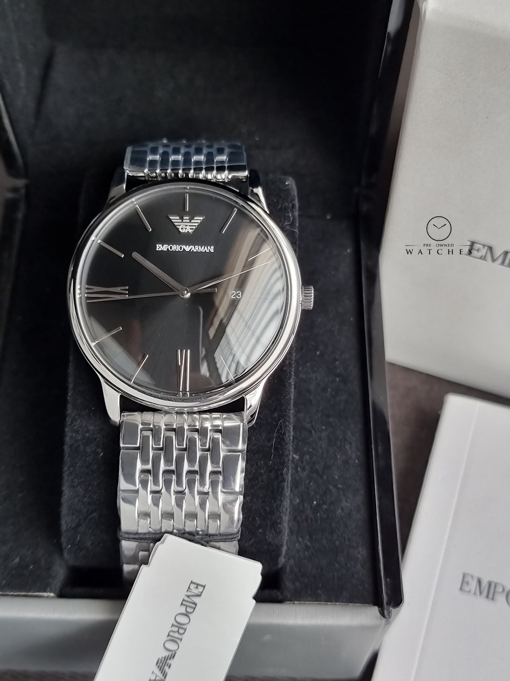 Emporio Armani Silver 42mm Watch AR11600