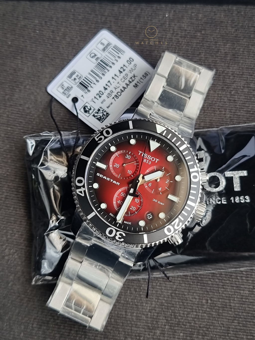 Tissot Seastar 1000 T120.417.11.421.00 Mens Chronograph Watch