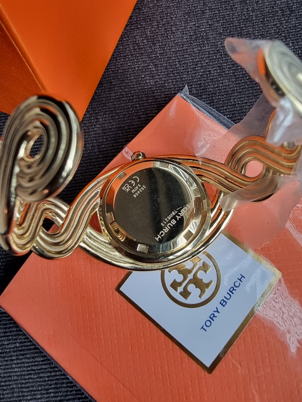 Tory Burch The Miller Braided Gold-Tone Bracelet Watch 28mm TBW6213