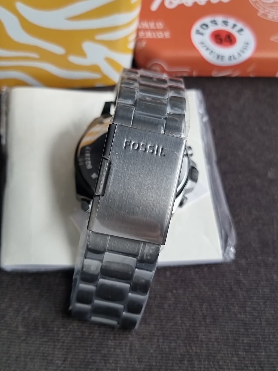 Fossil Privateer 45mm Chronograph Smoke Stainless Steel Watch - BQ2817