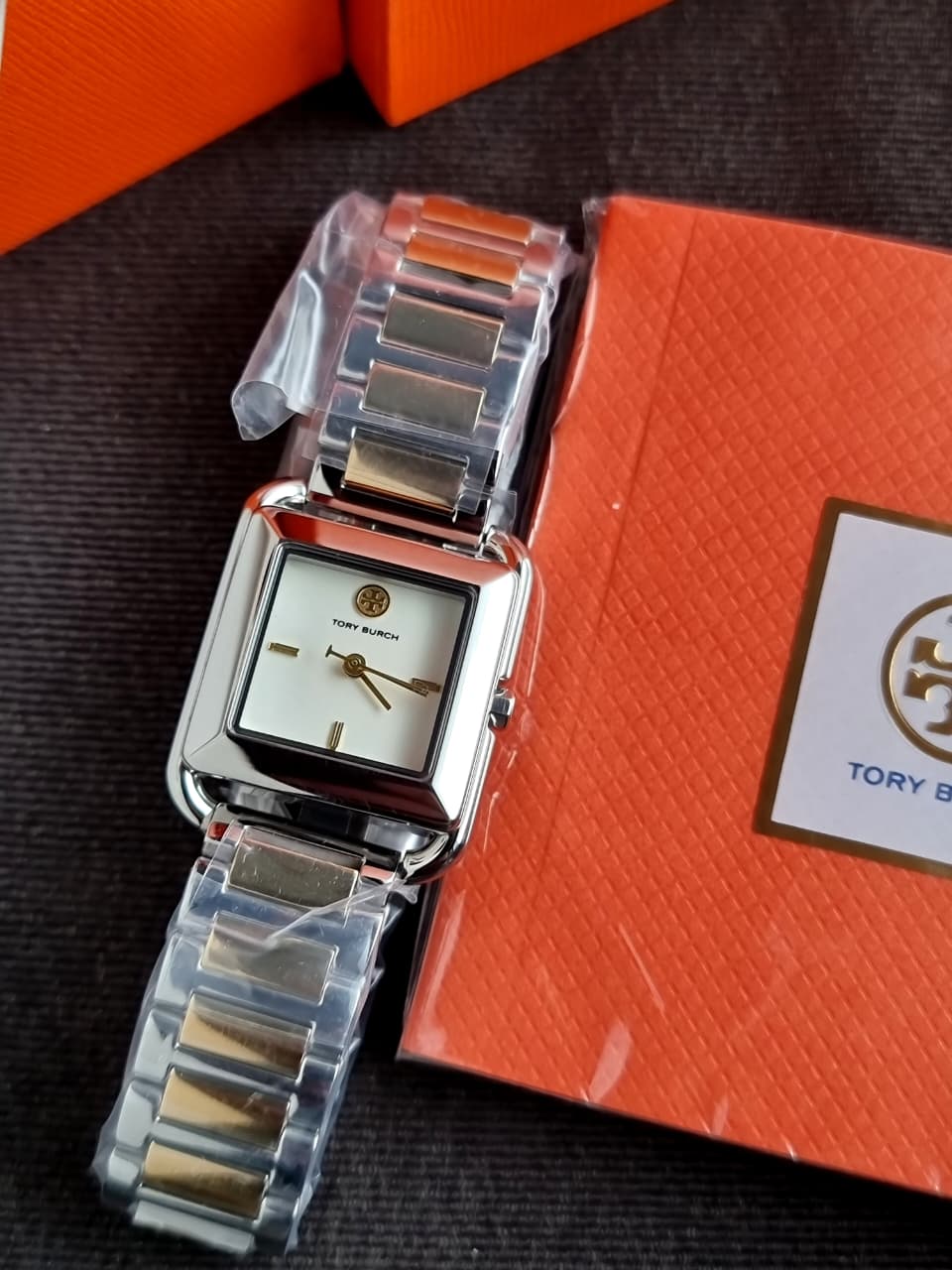 Tory Burch The Kira Square 24×24mm Dial TBW6021 Women’s Watch