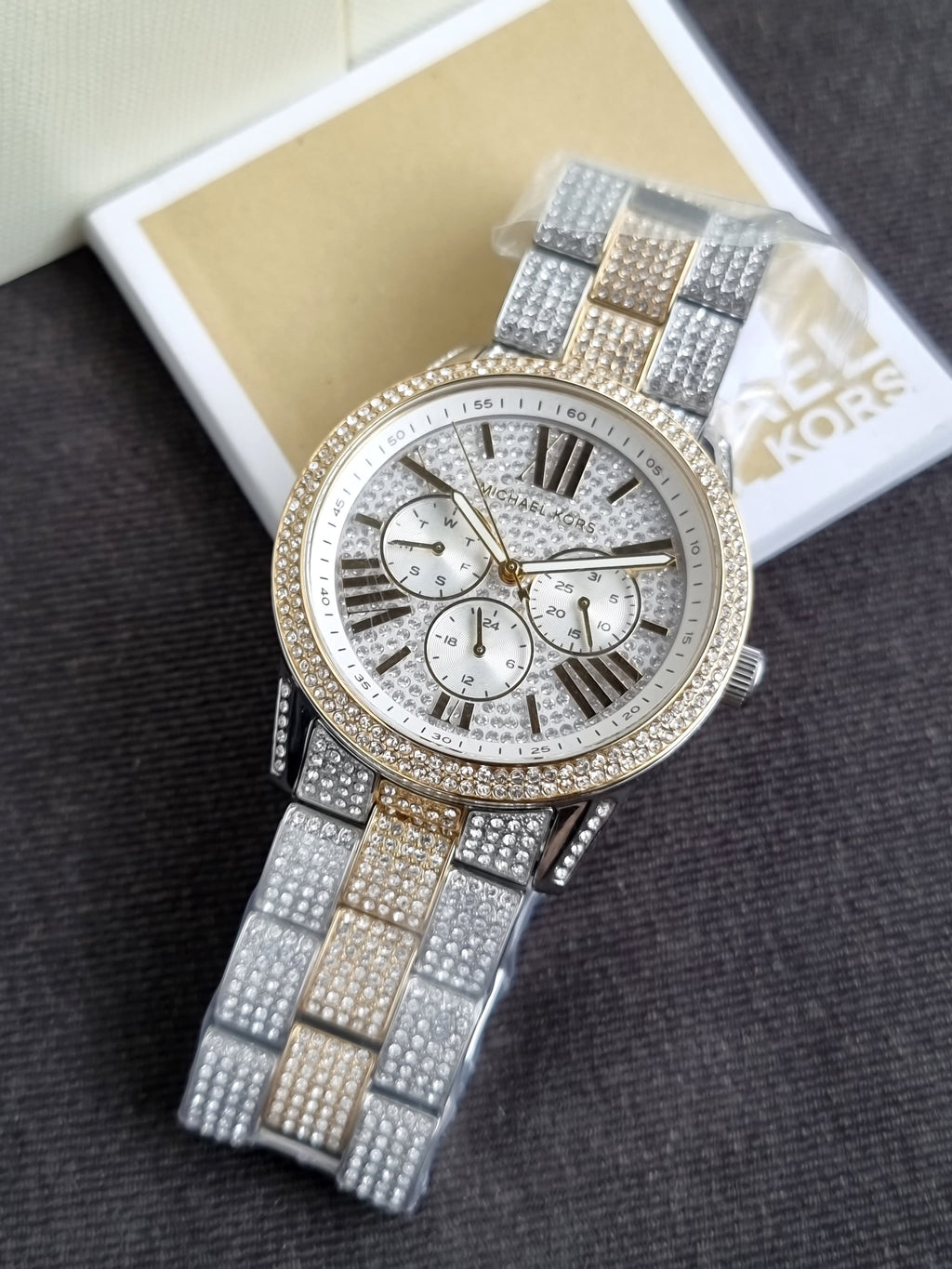 Michael Kors Outlet Brynn, Multicolor Stainless Steel Watch MK6934