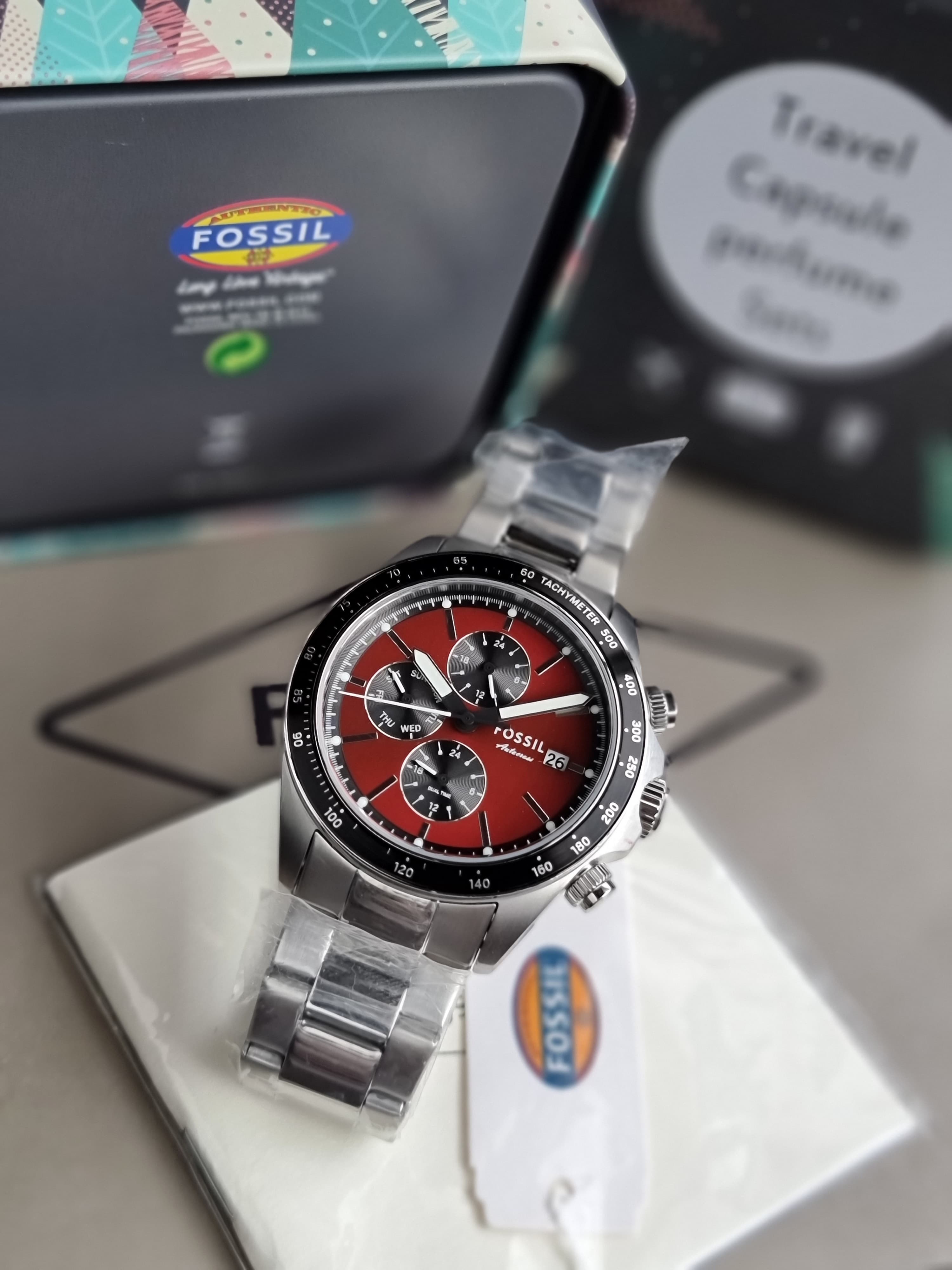 Fossil Men's Autocross 42mm Quartz Watch BQ2895