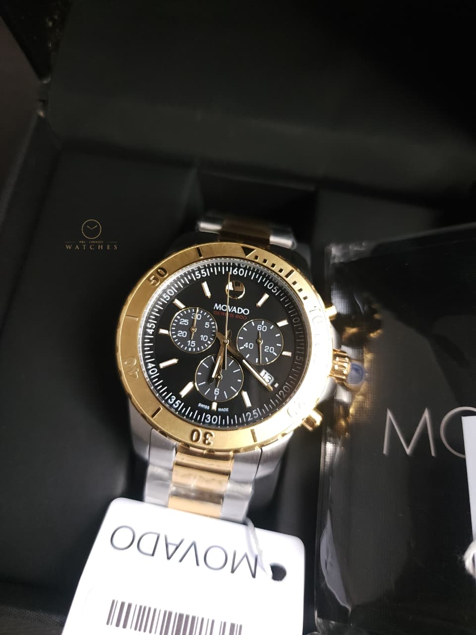 Movado
Series 800 Chronograph Black Dial Two-Tone Men's Watch
2600138