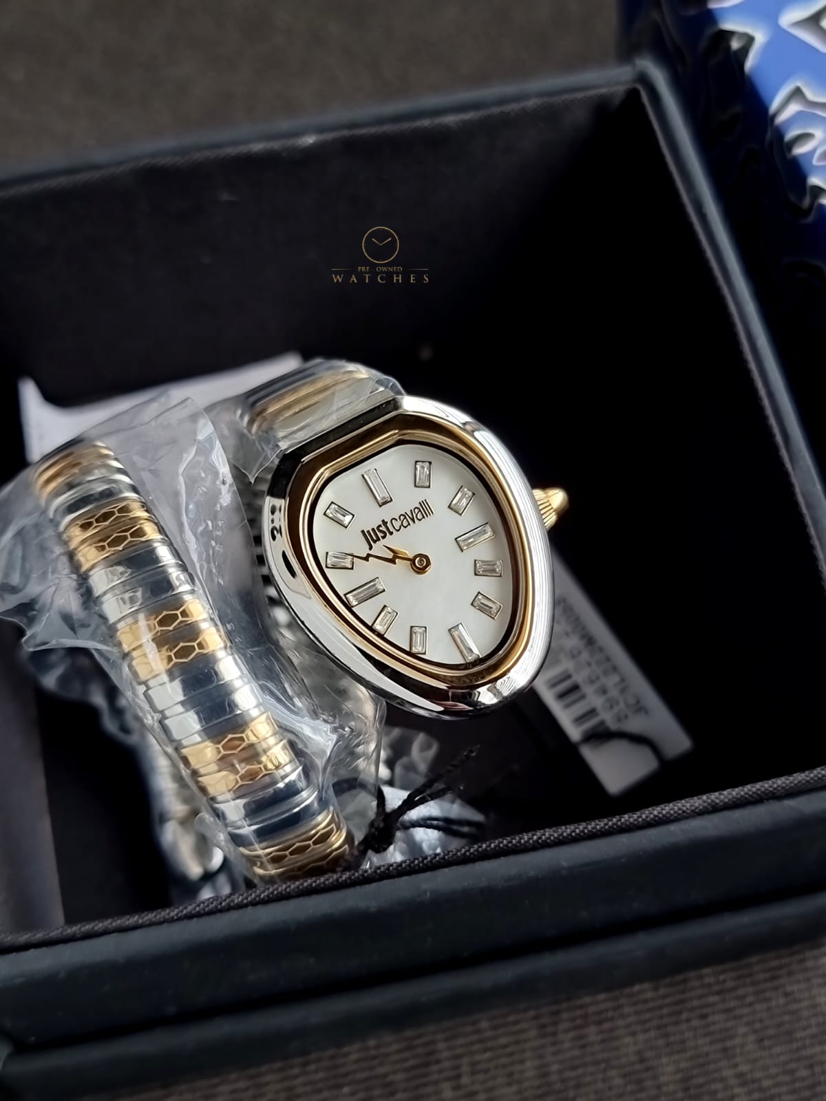 Just Cavalli Signature Snake Ladies Watch JC1L222M0055