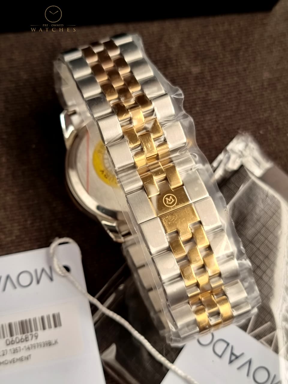 Movado Men’s Swiss Made Quartz Stainless Steel Black Dial 40mm Watch 0606879