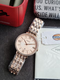 Fossil Jacqueline Rose Gold Stainless Steel Rose Gold Dial Quartz Watch for Ladies - ES3546(without tag)