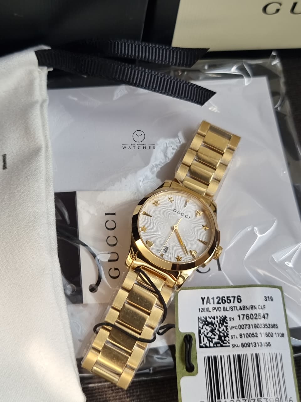 Gucci
G-Timeless 27mm Ladies Watch
YA126576