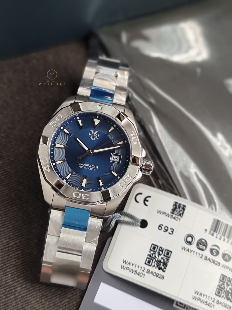Tag Heuer
Aquaracer Quartz 40.5mm Men's Watch WAY1112.BA0928