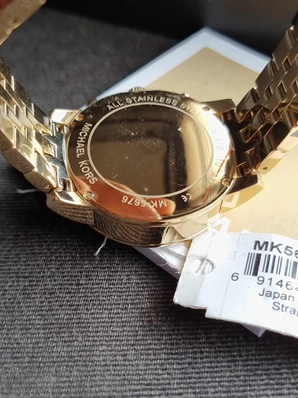 Michael Kors Women’s Quartz Gold Stainless Steel Gold Dial 36mm Watch MK5676