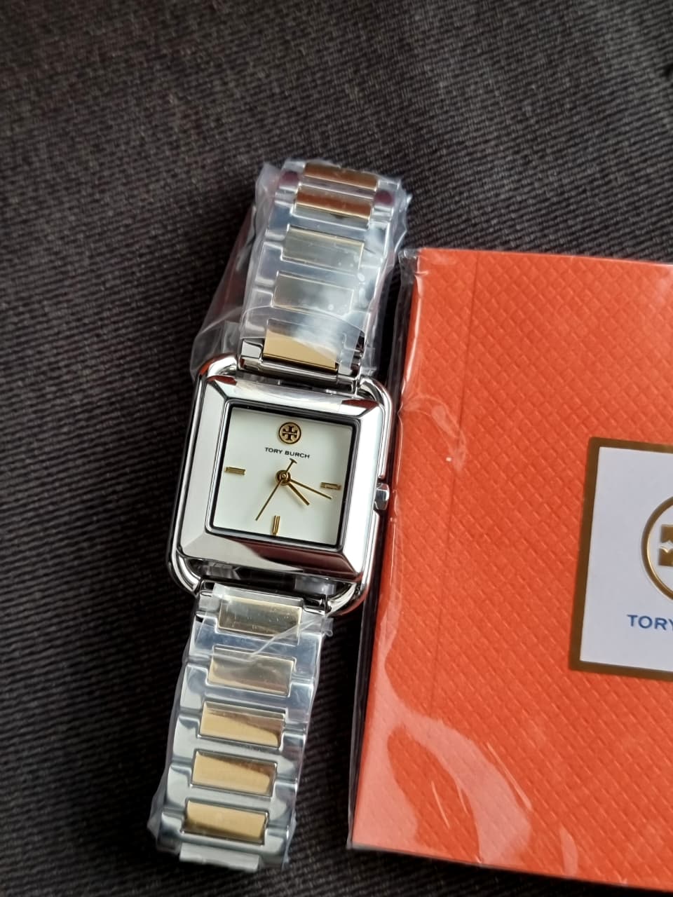 Tory Burch The Kira Square 24×24mm Dial TBW6021 Women’s Watch