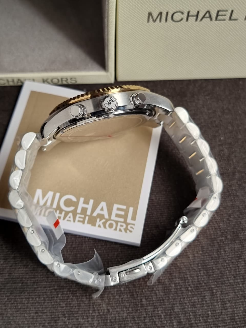 Michael Kors Lexington Multicolor Quartz Stainless Steel Watch MK9207 (WITHOUT TAG)
