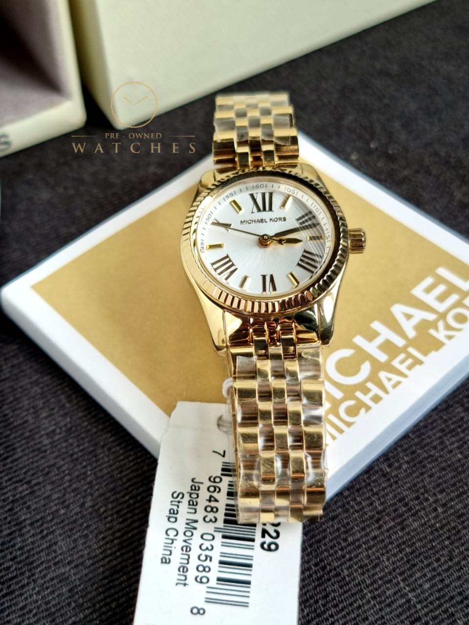 Michael Kors Women’s Quartz Stainless Steel Gold 26mm Watch MK3229