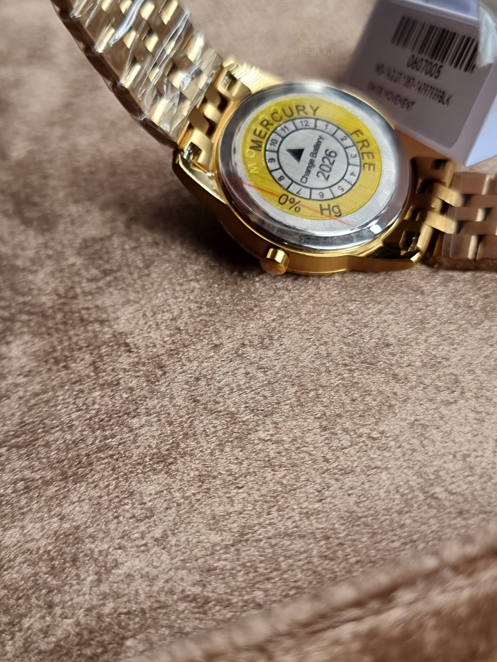 Movado Museum Classic 28mm Gold PVD Stainless Steel Bracelet Swiss Quartz Women's Watch 0607005