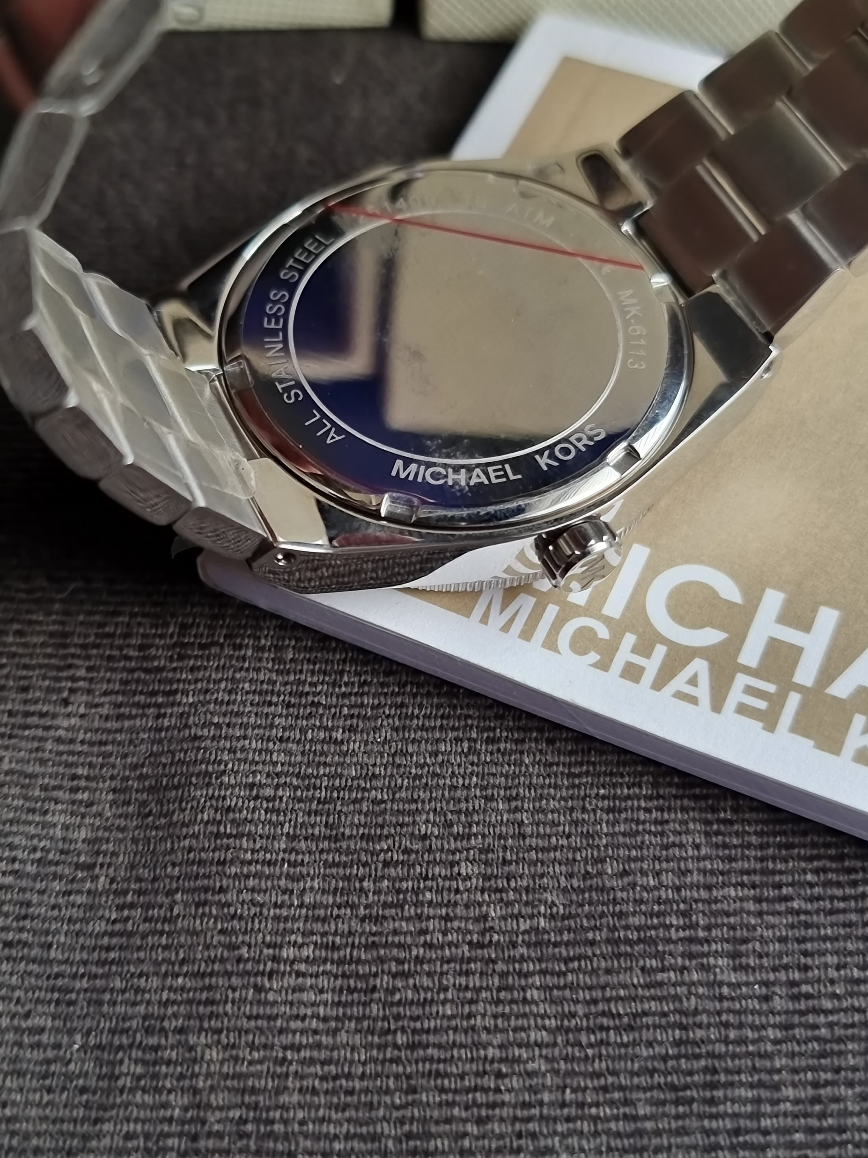 Michael Kors Channing Midnight 38mm Blue Dial Ladies Watch
MK6113