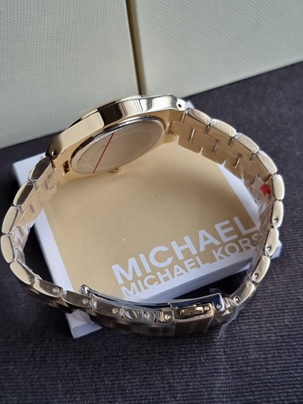 Michael Kors 37mm Lennox Gold Tone Analogue Watch MK7500
