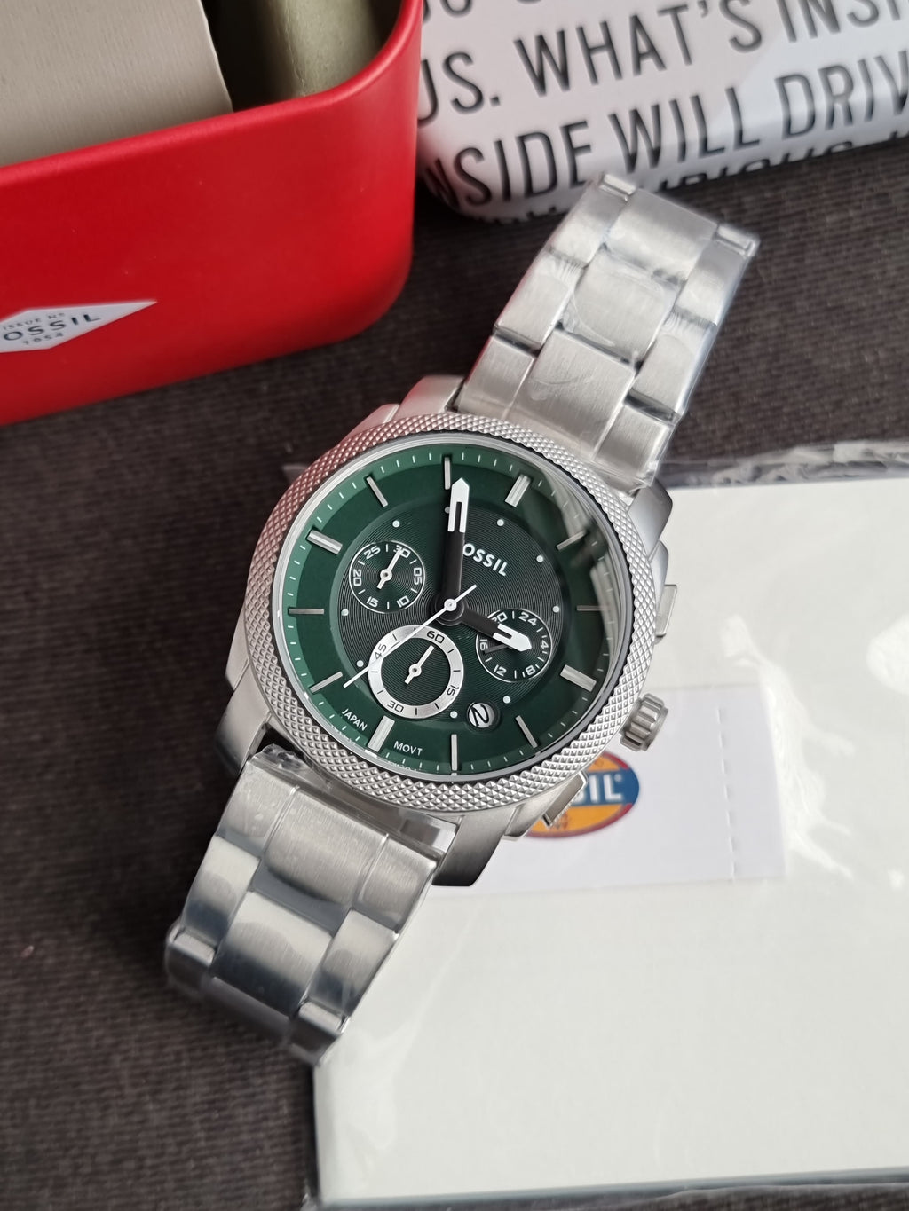 Fossil Machine Chronograph 42mm Stainless Steel Watch- FS6079